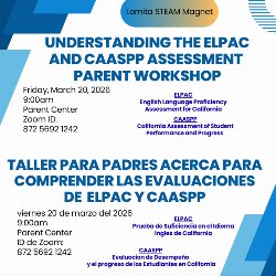 ELPAC CAASPP Parent Workshop 3-20-26